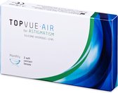 TopVue Air for Astigmatism (3 lenzen) Sterkte: +3.00, BC: 8.60, DIA: 14.20, cilinder: -2.25, as: 160°