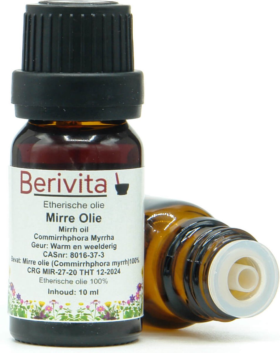 Mirre Olie 100% 10ml - Mirre Etherische Olie van Myrrha Hars - Myrrh Oil - Berivita