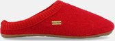 Haflinger Everest Classic Pantoffels kleur Rood - Maat 38 - 100% wolvilt