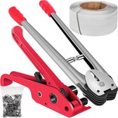 Banding Kit  - voor Magazijn Pakket Dock Cargo - Heavy Duty Spanner - 800M - 0,7 inch Omsnoering 1000 Seals