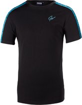 Gorilla Wear Chester T-Shirt - Zwart/Blauw - XL