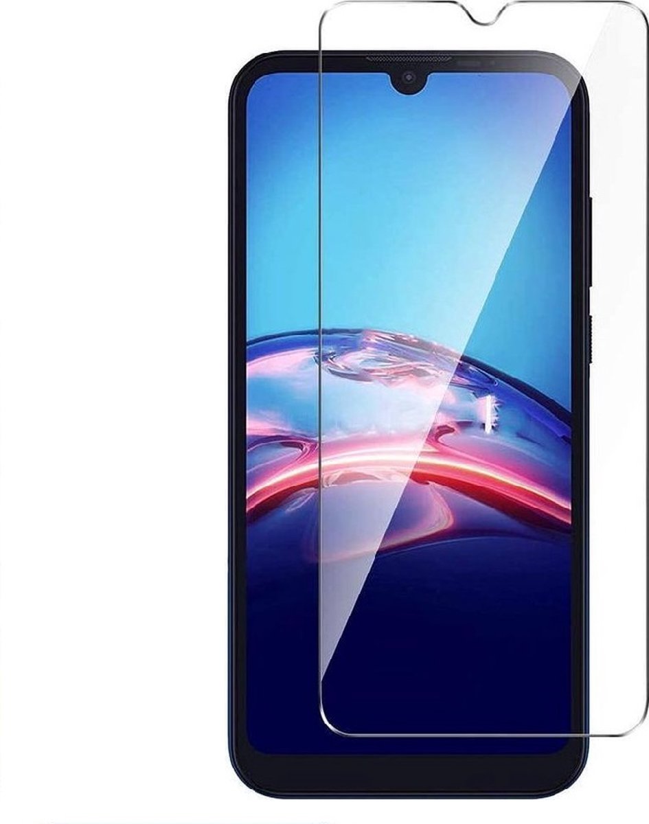 LuxeBass Screenprotector geschikt voor Motorola Moto E6s - glas scherm - bescherming