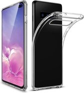LuxeBass Transparante siliconen hoesje voor Samsung Galaxy A10s - telefoonhoes - gsm hoes - gsm hoesjes