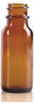 Labshop - Fles nauwmonds - glas bruin - DIN 18 -  1