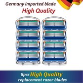 Gillette Fusion 5 scheermesjes van Duitse Topkwaliteit uit Duitsland 8X