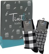Tintl socks geschenkset unisex sokken | Duo - Black & White 3 (maat 41-46)