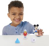 Mickey, 2 7,5 cm gearticuleerde beeldjes met accessoires, themasballer, kinderspeelgoed van 3 jaar, MCC042