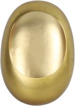 Non-branded Waxinelichthouder Eggy 17 X 23 Cm Staal Goud