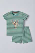 Woody Little Jongens Pyjama Groen 3m