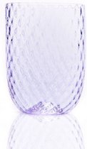 Anna von Lipa  - Waterglas Harlequin Lilla Alex  (set van 6) - Waterglazen