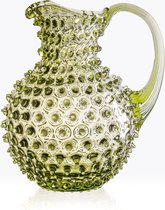 Anna von Lipa - Paris Hobnail Karaf 2L olijfgroen - Karaffen glas