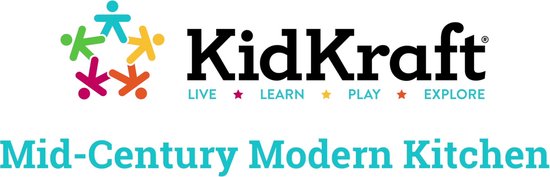 KidKraft - Cuisine en bois pour enfant Mid-Century avec four