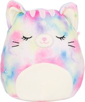 Squishmallow Knuffel - 19CM - Erika the rainbow Cat - Incl. Adoptiecertificaat