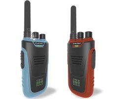 foto van Kidywolf walkie talkie Kidytalk blue-red portofoon