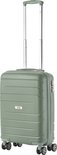 TravelZ Big Bars Handbagage koffer 55cm met TSA-slot - 35 Ltr Lichtgewicht reiskoffer - Olijf