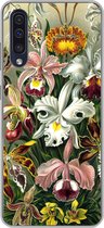 Geschikt voor Samsung Galaxy A50 hoesje - Orchidee - Haeckel - Kunst - Siliconen Telefoonhoesje
