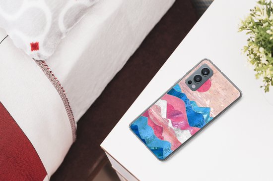 OnePlus Nord 2 5G - Pride - Transgenre - Marbre - Coque en Siliconen