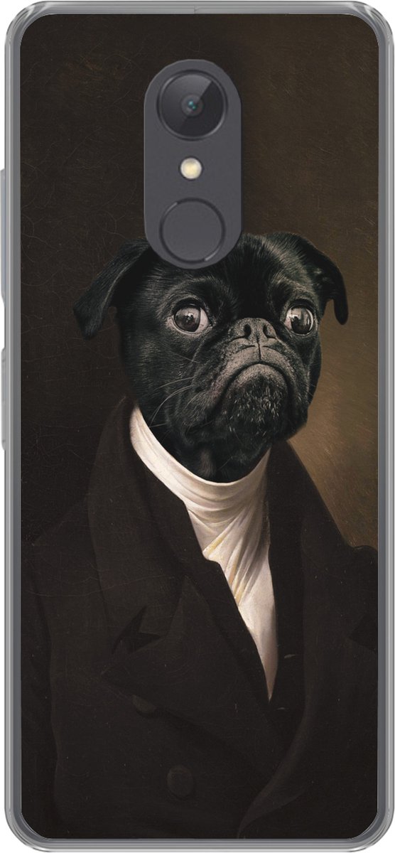 Telefoonhoesje Geschikt voor Xiaomi Geschikt voor Redmi 5 hoesje - Hond - Kunst - Dieren - Siliconen Telefoonhoesje Telefoonhoesje
