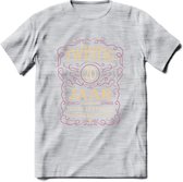 20 Jaar Legendarisch Gerijpt T-Shirt | Oud Roze - Ivoor | Grappig Verjaardag en Feest Cadeau Shirt | Dames - Heren - Unisex | Tshirt Kleding Kado | - Licht Grijs - Gemaleerd - XXL