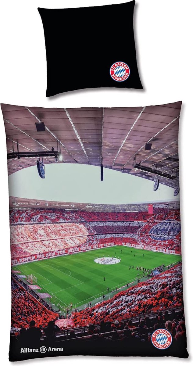 FC Bayern Munchen Dekbedovertrek - Eenpersoons - 135 x 200 cm - Allianz Arena