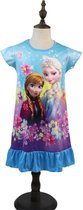 Frozen & Elsa jurk - blauw - diadeem - 3/4 jaar