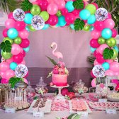 Ballonnen Pakket- Flamingo- Hawaii Party- 142-delig- Kinderfeestje- Verjaardag