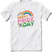 Pride Day | Pride T-Shirt | Grappig LHBTIQ+ / LGBTQ / Gay / Homo / Lesbi Cadeau Shirt | Dames - Heren - Unisex | Tshirt Kleding Kado | - Wit - XXL