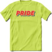 Pride T-Shirt | Grappig LHBTIQ+ / LGBTQ / Gay / Homo / Lesbi Cadeau Shirt | Dames - Heren - Unisex | Tshirt Kleding Kado | - Groen - XL