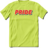 Pride T-Shirt | Grappig LHBTIQ+ / LGBTQ / Gay / Homo / Lesbi Cadeau Shirt | Dames - Heren - Unisex | Tshirt Kleding Kado | - Groen - S