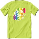 Pride Day | Pride T-Shirt | Grappig LHBTIQ+ / LGBTQ / Gay / Homo / Lesbi Cadeau Shirt | Dames - Heren - Unisex | Tshirt Kleding Kado | - Groen - 3XL