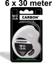 Woom carbon + dental floss 6x30ml.