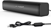ELEGIANT SR050 PC Speaker - Bluetooth draadloze Soundbar - voor slimme telefoon / desktop computers / smart-tvs / projector apparatuur - Zwart