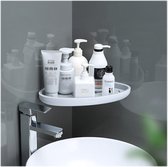 Doucherek - Opbergrek - Doucherek Zonder Boren - Ordelijke Douche - Douche Producten - Shampoo - zelfklevend - Grijs