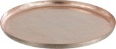 J-Line Plateau Metaal Lak Licht Roze 50x50x3