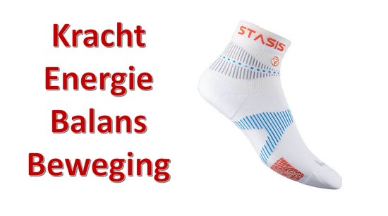 Neuro Socks SPORTSOKKEN ATHLETIC Mini-Crew: kleur WIT maat LARGE 43-46