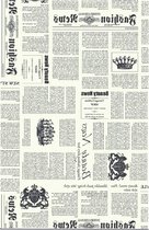 Decopatch papier Engelse krant