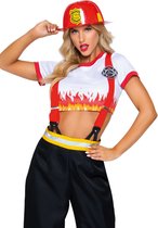 Leg Avenue Kostuum -L- Five-Alarm Firefighter Multicolours