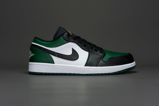 NIKE AIR JORDAN 1 LOW ''GREEN TOE'' 553558-371 Maat 42.5 Groen | bol.com