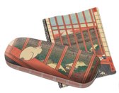 Bekking & Blitz - Brillenkoker - Brillenetui - Inclusief brillendoekje - Kunst - Japanese Woodblock prints - Asakusa ricefields - Chester Beatty Dublin