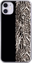 Geschikt voor iPhone 11 hoesje - Dierenprint - Design - Dieren - Siliconen Telefoonhoesje