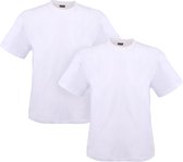 Adamo T-shirt ronde hals Marlon wit 2-pack (Maat: 4XL)