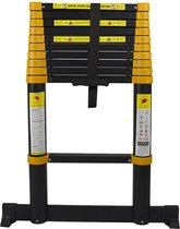 Telescoop ladder PRO 3.2 meter met stabilisatiebalk en Soft close systeem-Gratis draagtas T.W.V €29.95- EU veiligheidskeurmerk