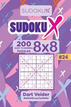 Sudoku X - 200 Easy to Normal Puzzles 8x8 (Volume 24)