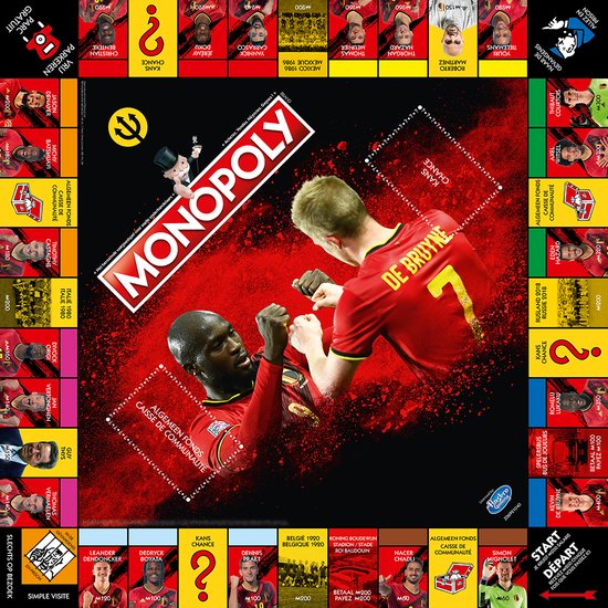 Thumbnail van een extra afbeelding van het spel Monopoly Belgian Red Devils 'limited edition'