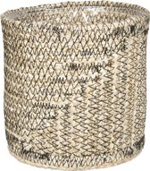 D&M ARID rieten mand - D16.5 cm / creme