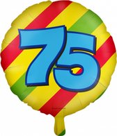Happy foil balloons - 75 years