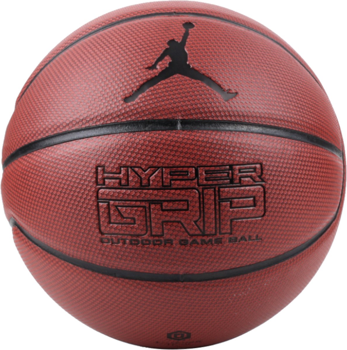Jordan Hyper Grip 4 P Ball JKI0185807, Unisex, Kastanjebruin, basketbal, maat: 7