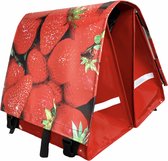 Du Baj large LUXE - Dubbele Fietstas - 45 l - Photo Strawberry