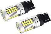 T20 7440 W21W Extreme High Power LED Canbus achteruitrijverlichting / Erg fel / 12V / Autolamp / Achteruitrijlicht / CANBUS / 2 stuks