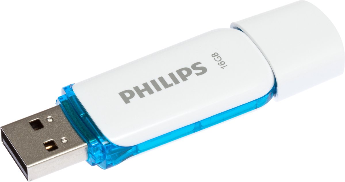 Philips SNOW Usb-stick - USB 2.0 A - 16 GB - blauw